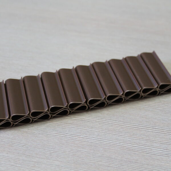 Крепеж для заборной ленты 4,75 см, коричневый RAL8011, комплект - 100шт.